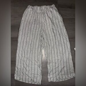 Jane and Delancey Gray Striped Pants
